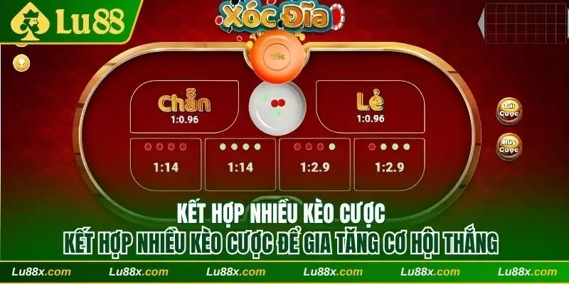 Kết hợp nhiều kèo cược phụ để gia tăng cơ hội thắng 